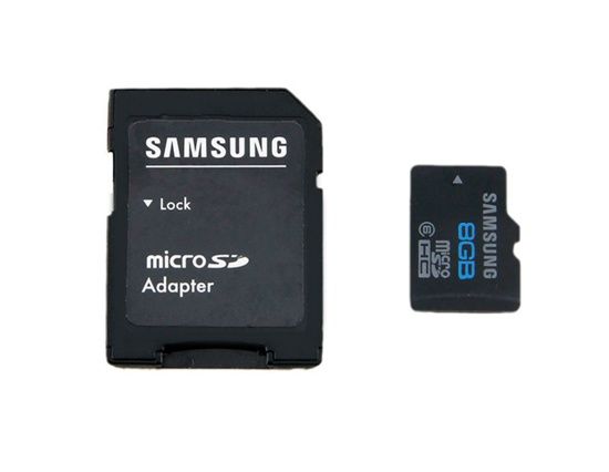 Samsung 8GB TF + Micro SD Card (Preto)